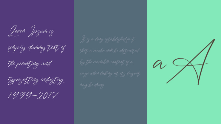 Washington Signature Font