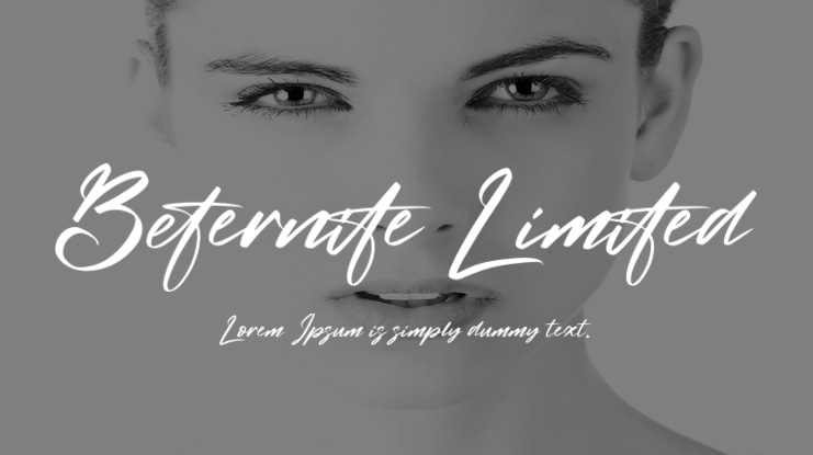 Beternite Limited Font