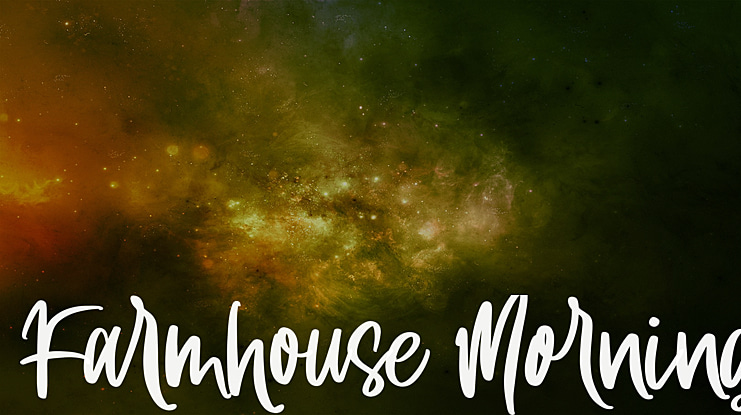 Farmhouse Morning Font