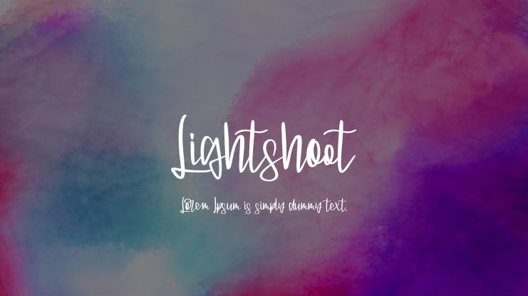 Lightshoot Font