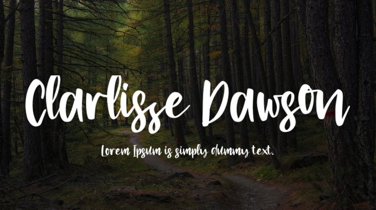 Clarlisse Dawson Font