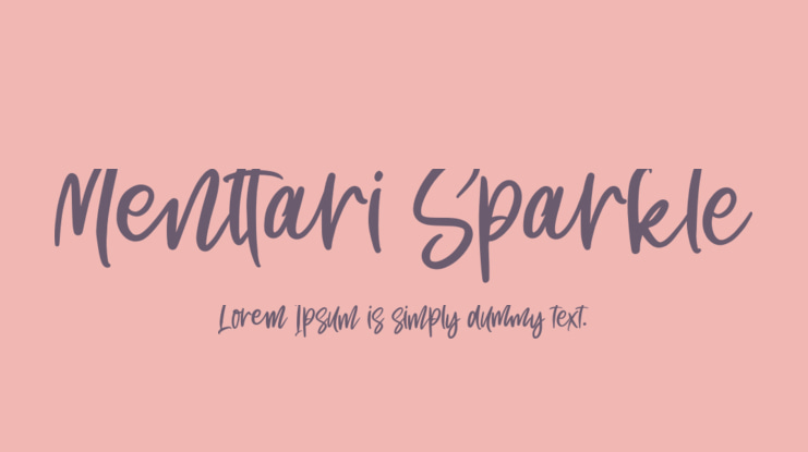 Menttari Sparkle Font