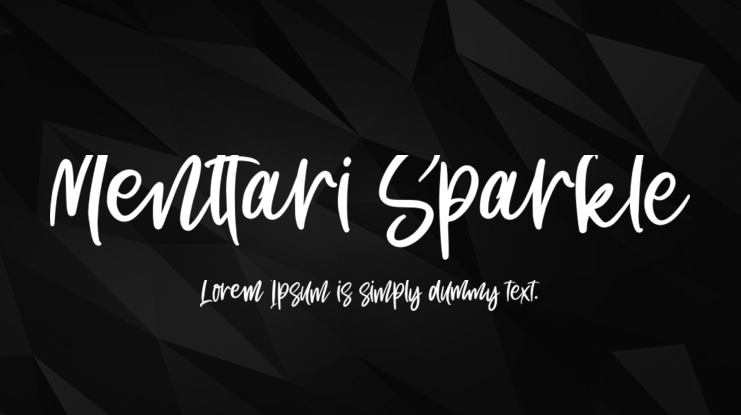 Menttari Sparkle Font