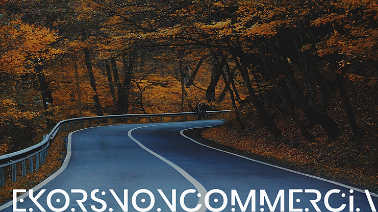 EkorsNonCommercial Font