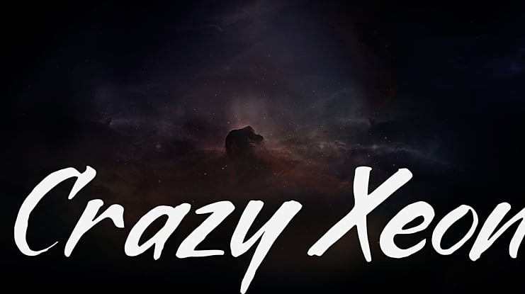 Crazy Xeon Font
