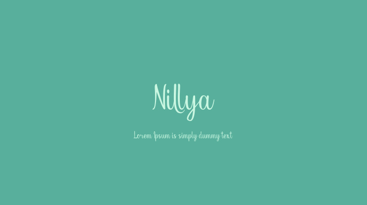 Nillya Font