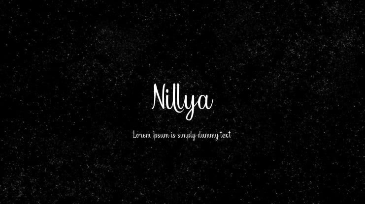 Nillya Font