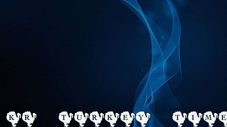 KR Turkey Time Font