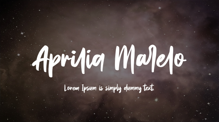 Aprilia Marelo Font