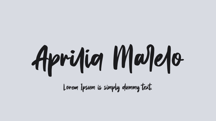Aprilia Marelo Font