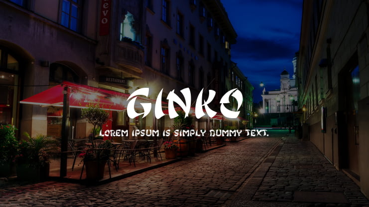 Ginko Font