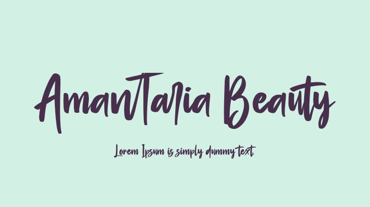 Amantaria Beauty Font
