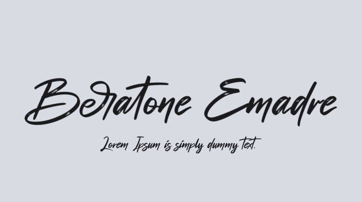 Beratone Emadre Font