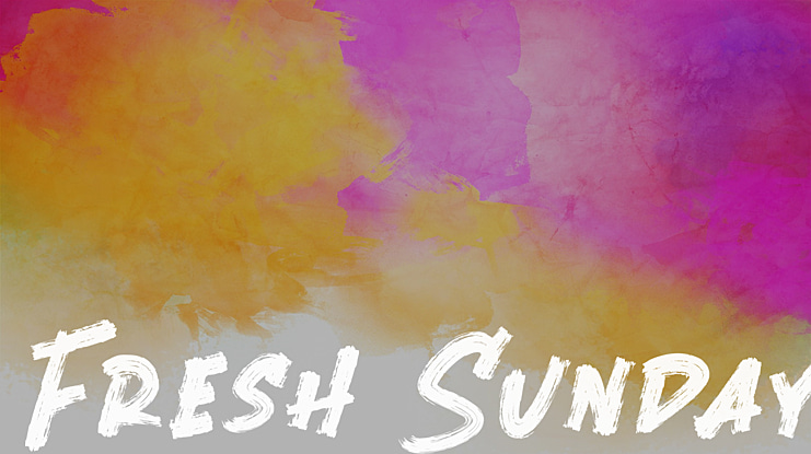 Fresh Sunday Font