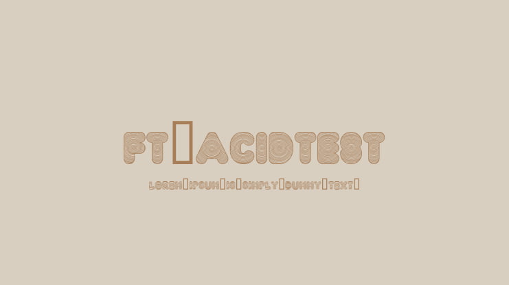 FT AcidTest Font