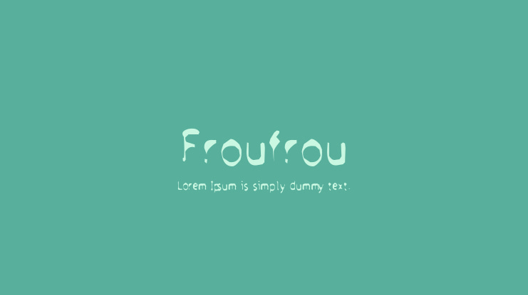 Froufrou Font