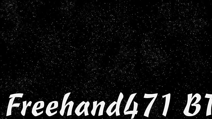 Freehand471 BT Font