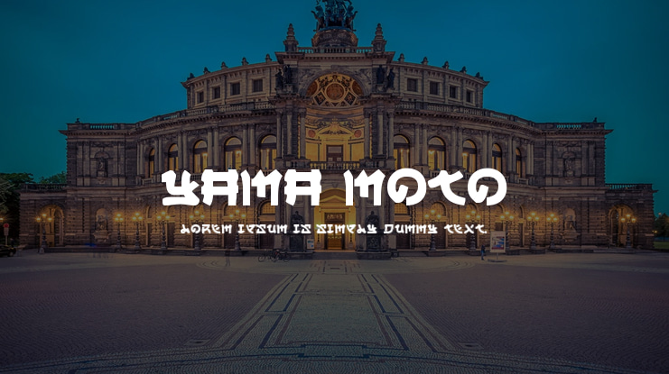 Yama Moto Font Family