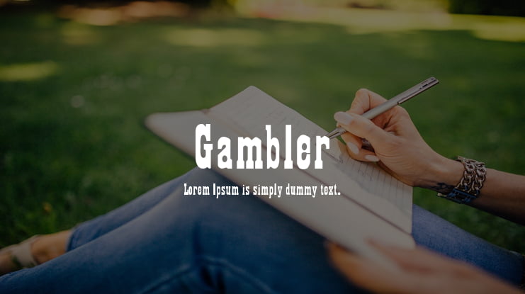 Gambler Font