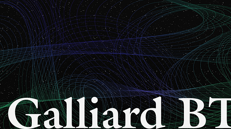 Galliard BT Font