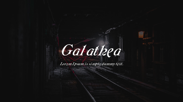 Galathea Font
