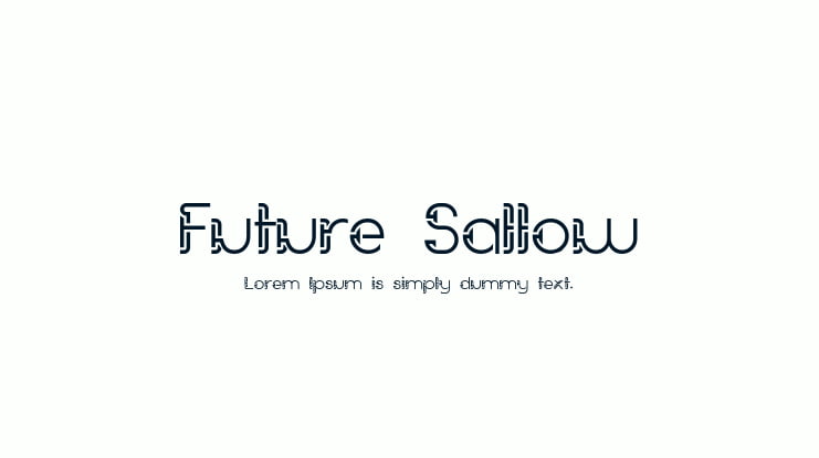 Future Sallow Font