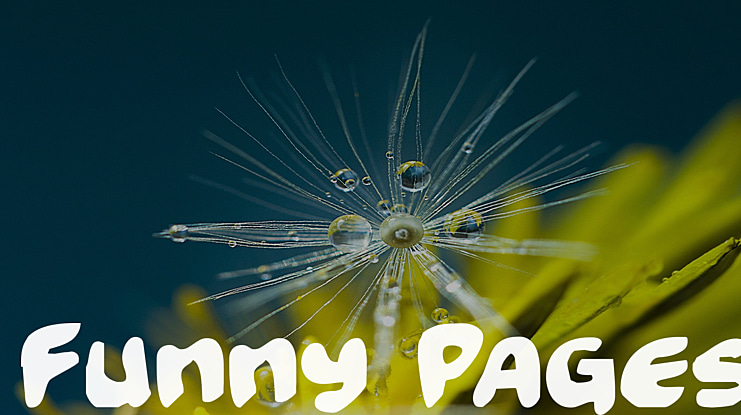 Funny Pages Font