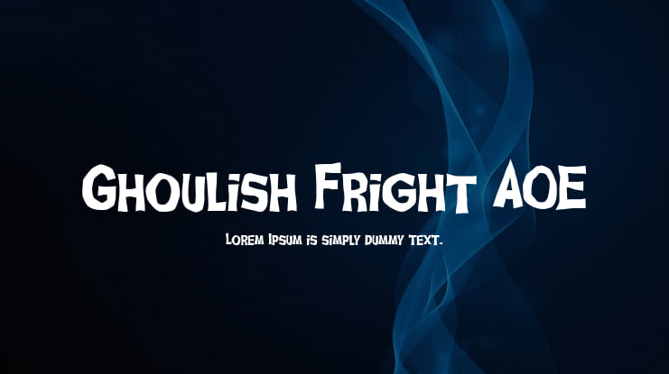 Ghoulish Fright AOE Font