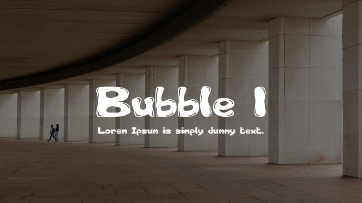 Bubble 1 Font