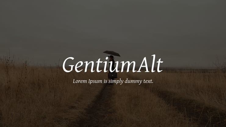 GentiumAlt Font