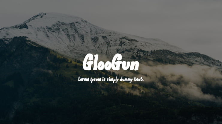 GlooGun Font