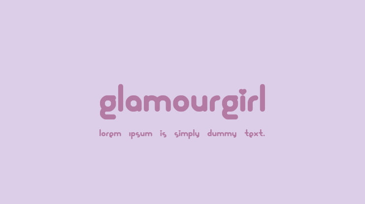 Glamourgirl Font