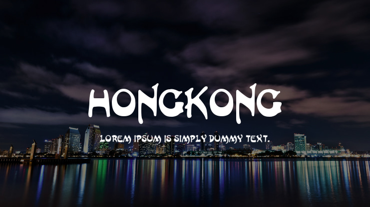 HongKong Font