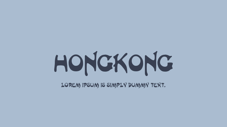 HongKong Font