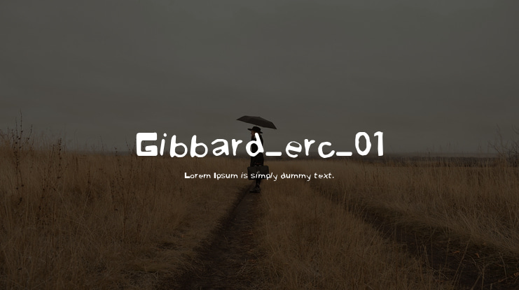 Gibbard_erc_01 Font