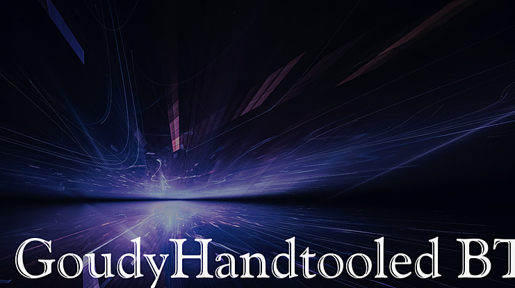 GoudyHandtooled BT Font