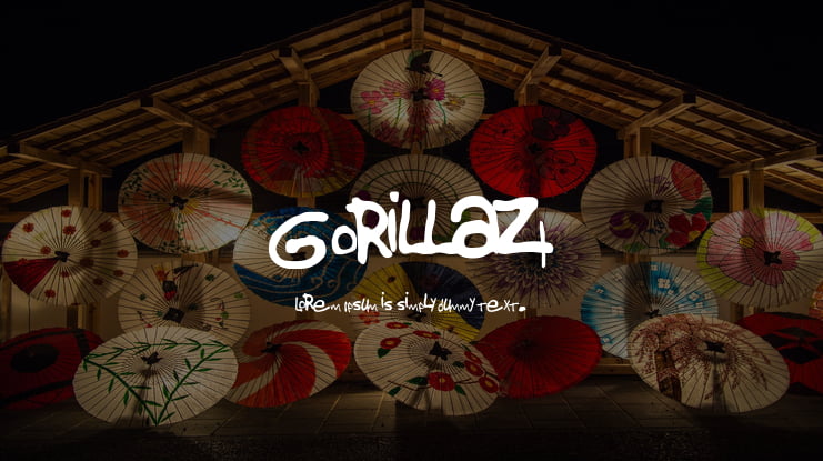 Gorillaz1 Font