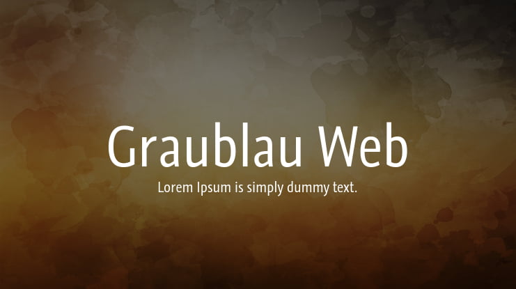 Graublau Web Font