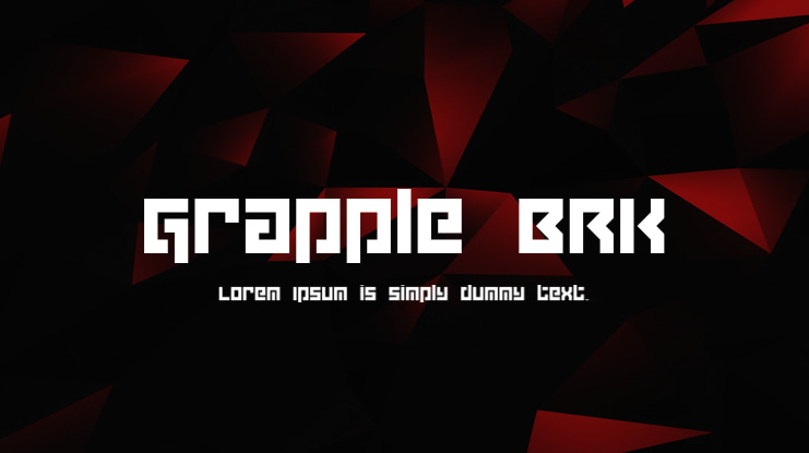 Grapple BRK Font