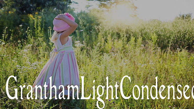 GranthamLightCondensed Font