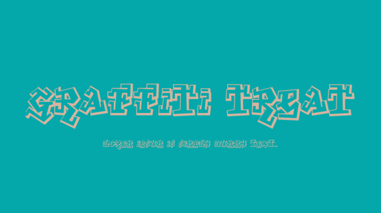Graffiti Treat Font