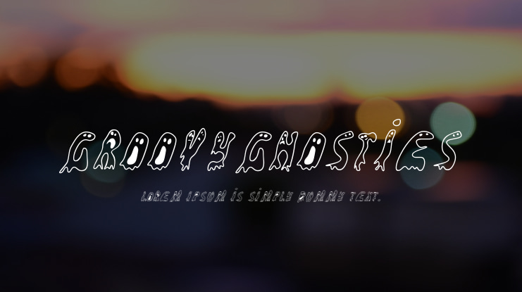 GroovyGhosties Font