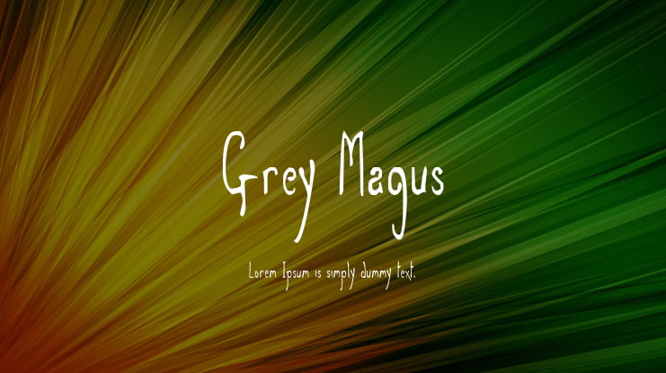 Grey Magus Font