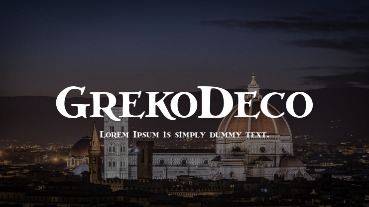 GrekoDeco Font