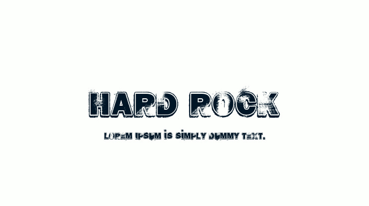 HARD ROCK Font