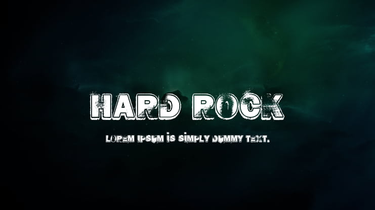 HARD ROCK Font