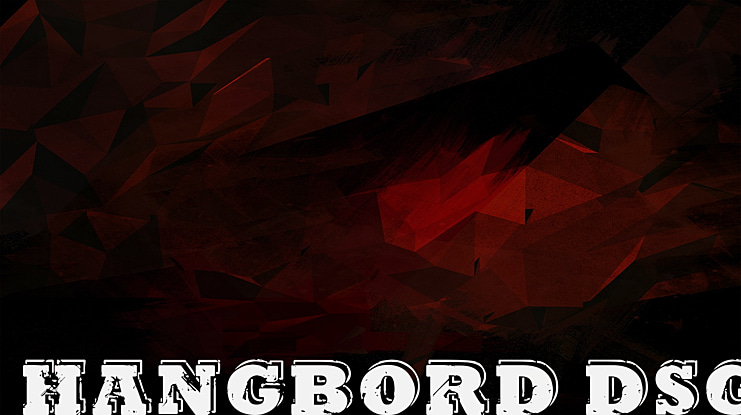 Hangbord DSG Font