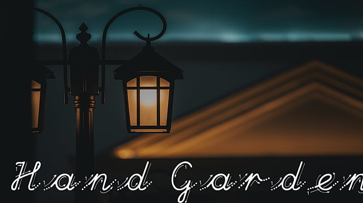 Hand Garden Font