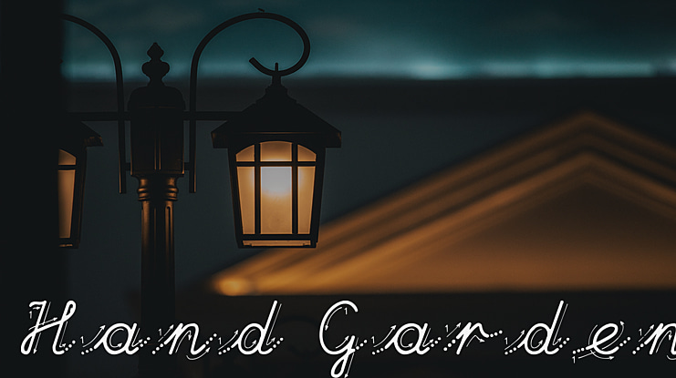 Hand Garden Font