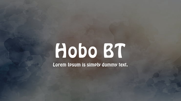 Hobo BT Font